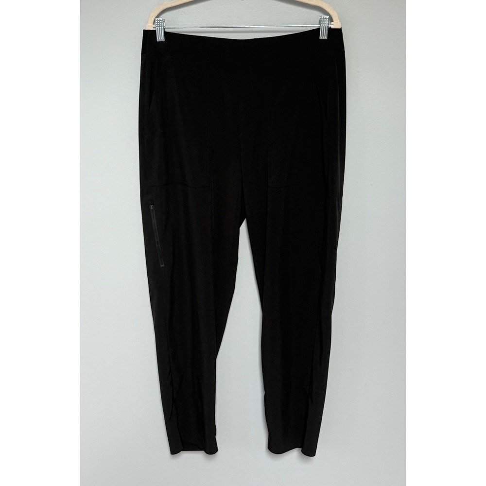 Athleta Women's Brooklyn Ankle Utility Pants Black Travel Stretch Size 14